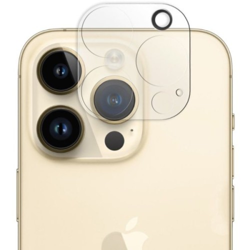Защитное стекло для камеры Apple iPhone 14 Pro Max Glass Pro Glue 3D с фокусировкой вспышки Прозрачное