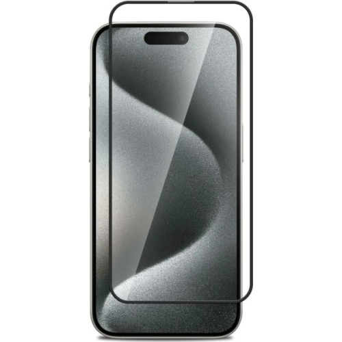 Защитное стекло для Apple iPhone 16 Pro Max Glass PRO FULL GLUE 9D Черное