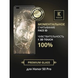 Защитное стекло для Honor 50 Pro Krieger Черное