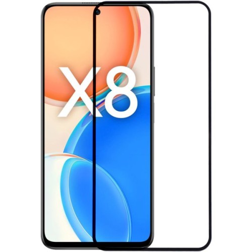 Защитное стекло для Honor X8 Glass Pro Full Glue Черное