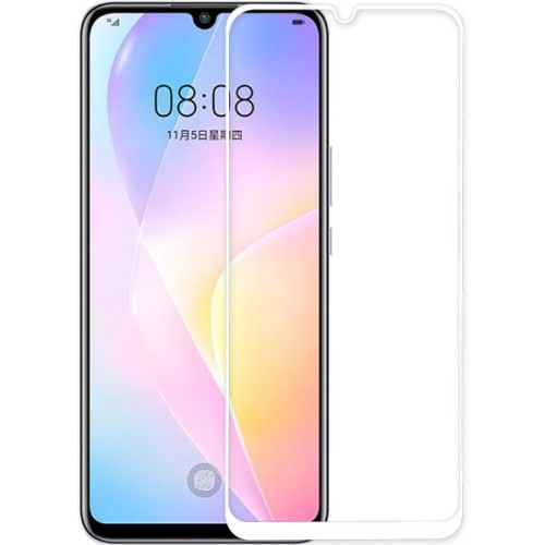 Защитное стекло для Huawei Nova 8 SE Glass Pro Full Glue светящееся Белое