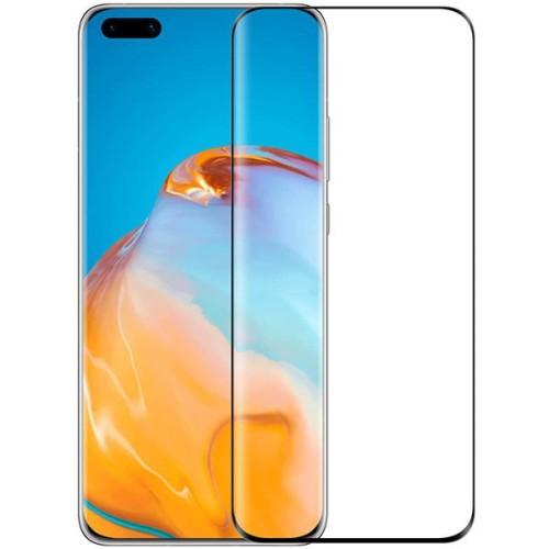 Защитное стекло для Huawei P40 Pro 3D Черное