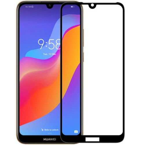 Защитное стекло для Huawei Y6S Glass Pro Full Glue Черное