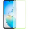 Защитное стекло для Infinix Hot 12 Glass Pro Full Glue светящееся Зеленое