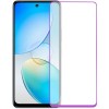 Защитное стекло для Infinix Hot 12 Glass Pro Full Glue светящееся Фиолетовое