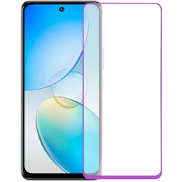 Защитное стекло для Infinix Hot 12 Glass Pro Full Glue светящееся Фиолетовое