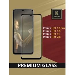 Защитное стекло для Infinix Hot 12 Pro / Infinix Hot 12i / Infinix Hot 11 Krieger Черное