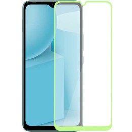 Защитное стекло для Infinix Hot 12i Glass Pro Full Glue светящееся Зеленое