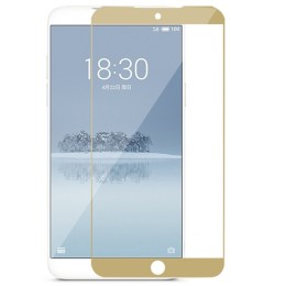 Защитное стекло для Meizu 15 Glass Pro Full Screen Золотое