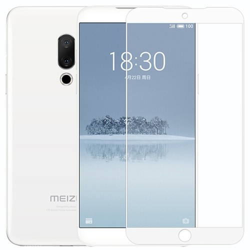 Защитное стекло для Meizu 15 Plus Glass Pro Full Screen Tech Белое