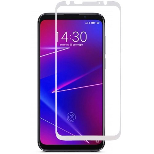 Защитное стекло для Meizu 16 Glass Pro Full Screen Белое