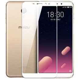 Защитное стекло для Meizu M6S Glass Pro Full Glue Белое