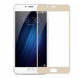Защитное стекло для Meizu M8C Glass Pro Full Screen Золотое