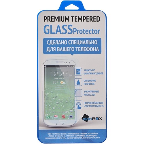 Защитное стекло для Microsoft Lumia 640 0.3 мм 2.5D Skinbox