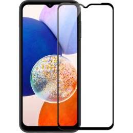 Защитное стекло для Samsung Galaxy A14 Mietubl Full Screen Full Glue Черное