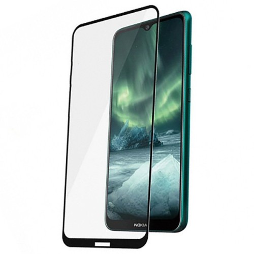 Защитное стекло для Nokia X10 Red Line Full Screen Черное