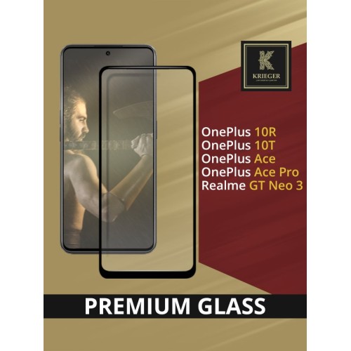 Защитное стекло для OnePlus 10R Ace Krieger Черное