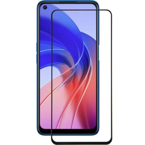 Защитное стекло для Oppo A55 Red Line Full Screen Черное