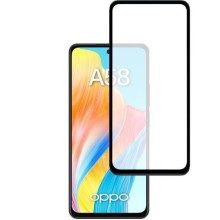 Защитное стекло для Oppo A58 стекло Glass Pro Full Glue Premium