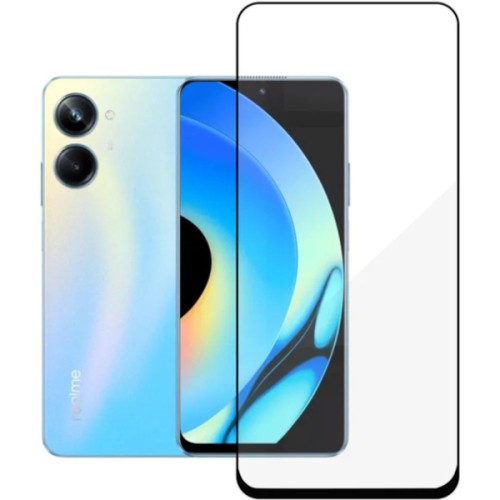 Защитное стекло для Realme 10 Glass Pro Full Glue 9D Черное