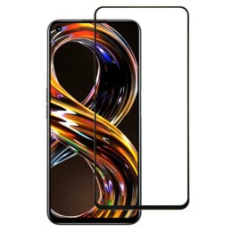 Защитное стекло для Realme 8i Glass Pro Full Glue Черное