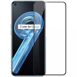 Защитное стекло для Realme 9i Glass Pro Full Glue 9D Черное