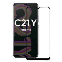 Защитное стекло для Realme C21Y Glass Pro Full Glue Черное