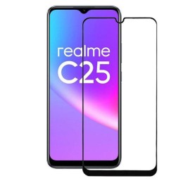 Защитное стекло для Realme C25S Glass Pro Full Glue Черное