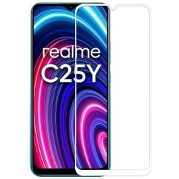Защитное стекло для Realme C25Y Glass Pro Full Glue Черное