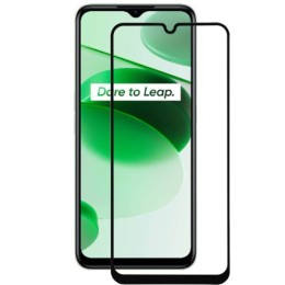 Защитное стекло для Realme C35 Red Line Full Screen Черное