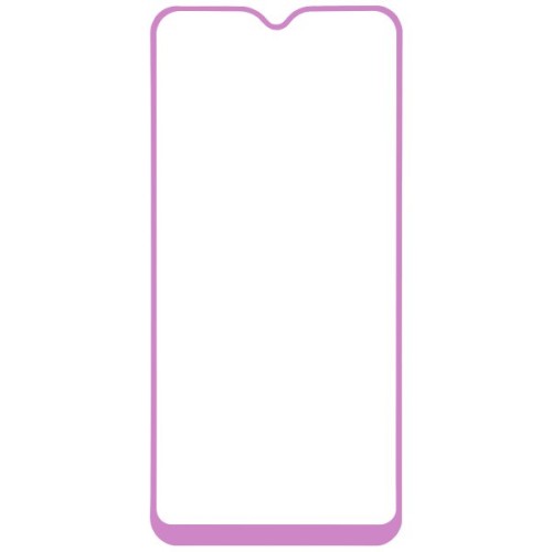 Защитное стекло для Realme C35 Glass Pro Full Glue светящееся Фиолетовое