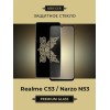 Защитное стекло для Realme C53 / Realme C51 / Realme Narzo N53 Krieger Черное
