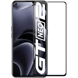 Защитное стекло для Realme GT Neo 2 5D с вырезом под камеру Черное