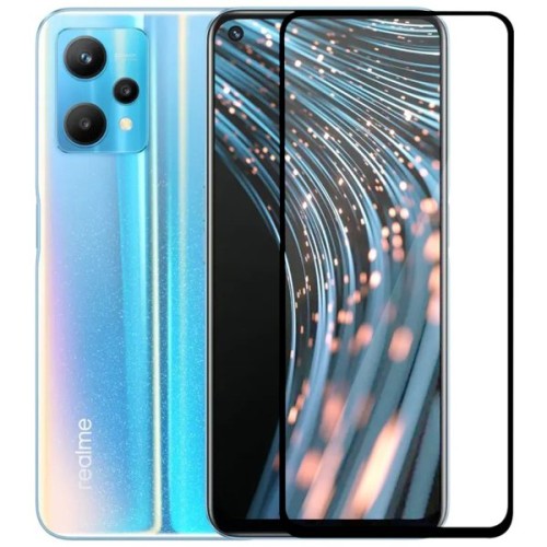 Защитное стекло для Realme V25 Glass Pro Full Glue Черное