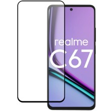 Защитное стекло для Realme C67 Glass Pro Full Glue 9D