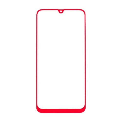 Защитное стекло для Samsung Galaxy A01 Red Line Full Screen Красное