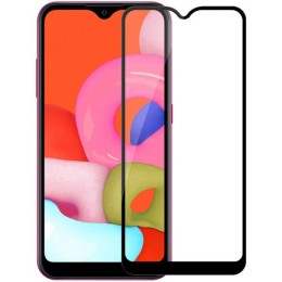 Защитное стекло для Samsung Galaxy A12 Red Line Full Screen Черное