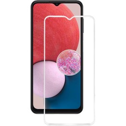 Защитное стекло для Samsung Galaxy A13 Glass Pro Full Glue светящееся Белое