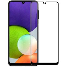 Защитное стекло для Samsung Galaxy A22 4G Mossily Black 9H