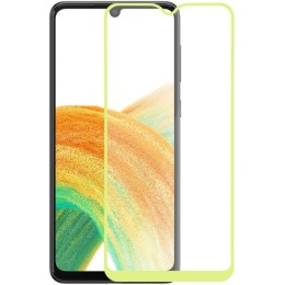 Защитное стекло для Samsung Galaxy A33 Glass Pro Full Glue светящееся Желтое