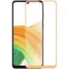 Защитное стекло для Samsung Galaxy A33 Glass Pro Full Glue светящееся Оранжевое
