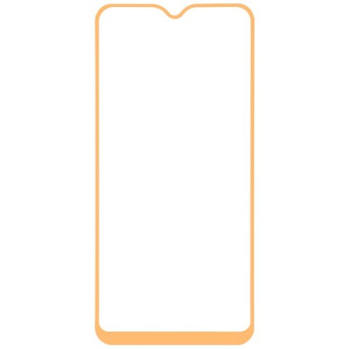 Защитное стекло для Samsung Galaxy A33 Glass Pro Full Glue светящееся Оранжевое