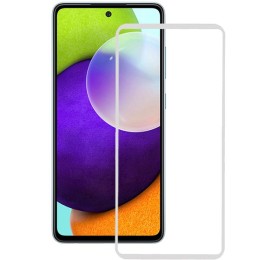 Защитное стекло для Samsung Galaxy A52 Glass Pro Full Glue светящееся Белое