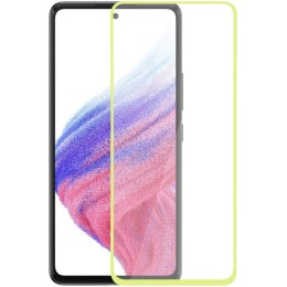 Защитное стекло для Samsung Galaxy A53 Glass Pro Full Glue светящееся Желтое