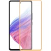 Защитное стекло для Samsung Galaxy A53 Glass Pro Full Glue светящееся Оранжевое