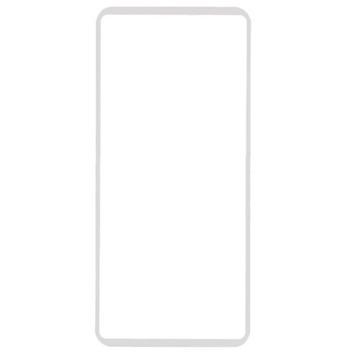 Защитное стекло для Samsung Galaxy A71 Glass Pro Full Glue светящееся Белое