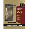 Защитное стекло для Samsung Galaxy A73 / Samsung M52 / Samsung M53 / Samsung M62 Krieger Черное