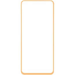 Защитное стекло для Samsung Galaxy A73 Glass Pro Full Glue светящееся Оранжевое