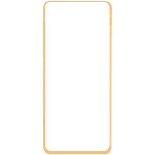 Защитное стекло для Samsung Galaxy A73 Glass Pro Full Glue светящееся Оранжевое