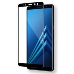 Защитное стекло для Samsung Galaxy A8 Plus (2018) Red Line Full Screen Черное